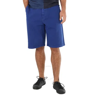 Kenzo Men's Electric Blue Bermuda Cotton Shorts