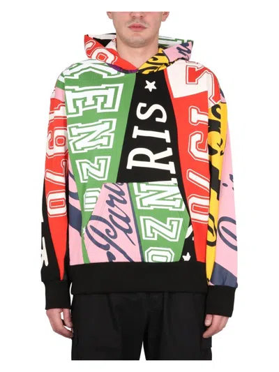 KENZO MEN'S FLAG SWEATSHIRT | SIZE MEDIUM | FD55SW492