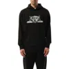Kenzo Felpa In Cotone Nero Uomo In Black
