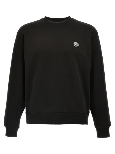 Kenzo Men 'happy Tiger' Sweatshirt In Black