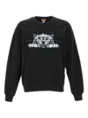Kenzo Sweatshirt With A Distinctive Tiger Head In Black