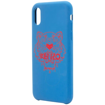 Kenzo Men's Iphone Xs Max Tigger Case In Royal Blue