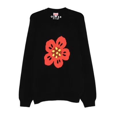 KENZO KENZO BLACK SWEATERS & KNITWEAR - JUMPERS MEN