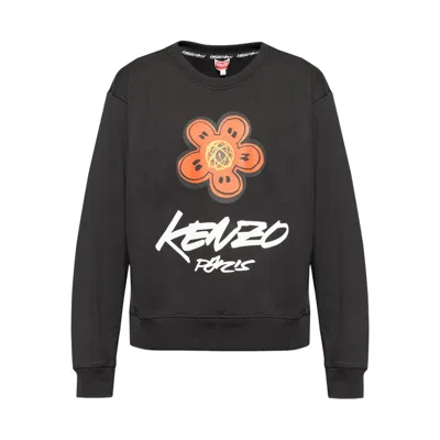 KENZO KENZO BLACK SWEATERS & KNITWEAR - SWEATSHIRTS MEN