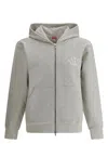 Kenzo Dragonfly Hoodie For A Dynamic Look In Palegrey