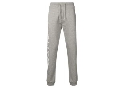 Pre-owned Kenzo Men's  Sport Cuffed Logo Sweatpants In Grey