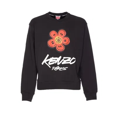 Kenzo Crew Neck Black Sweatshirt