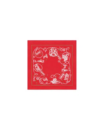 Pre-owned Kenzo Men's  X Levi's Printed Bandana In Cherry