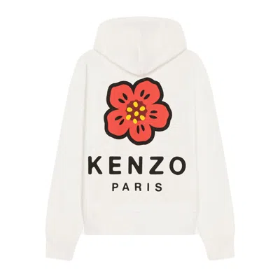Pre-owned Kenzo Men's  X Nigo Boke Flower Oversized Hoodie In White