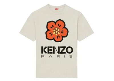 Pre-owned Kenzo Men's  X Nigo Boke Flower T-shirt In Pale Grey In Gray