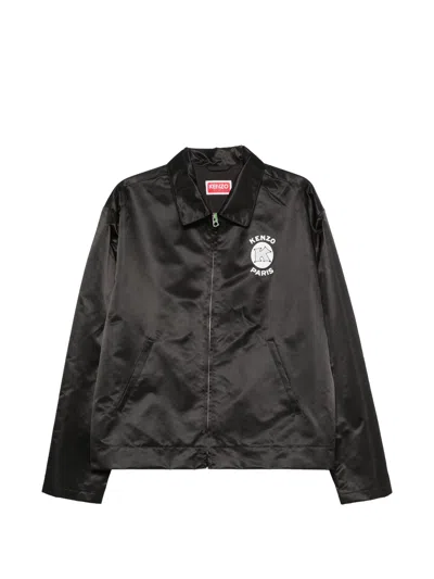 Kenzo Men's -inspired Polyamide Coach Jacket In Black