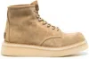 Kenzo Yama Suede Desert Boots In Beige
