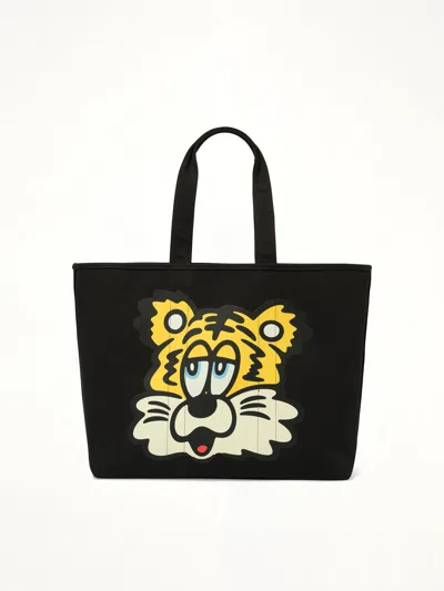 KENZO MEN'S LARGE TIGER TOTE BAG