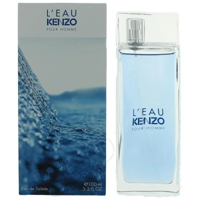 Kenzo Men's L'eau Edt Spray 3.3 oz (100 Ml) In Green / White