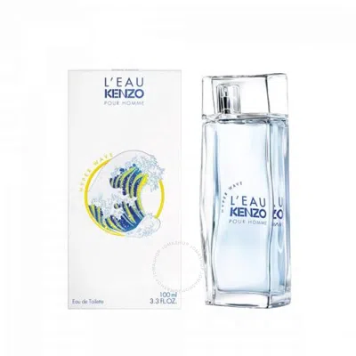 Kenzo Men's L'eau Hyper Wave Edt Spray 3.4 oz Fragrances 3274872407268 In White