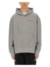 Kenzo Man Sweatshirt Grey Size Xl Cotton In Grey