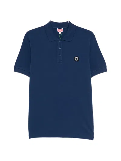 Kenzo Men's Mini Boke Flower Polo In Deepseablu