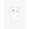 Kenzo Mens Off White Business Illusion-print Cotton-jersey T-shirt
