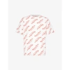 Kenzo Mens Off White X Verdy Brand-print Cotton-jersey T-shirt