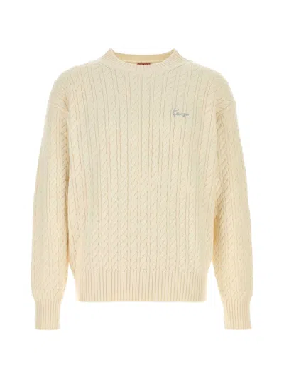 Kenzo Men's Off-white Knit Jumper In Offwhite