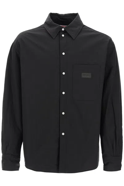Kenzo Men's Padded Overshirt For Ss24 In Black