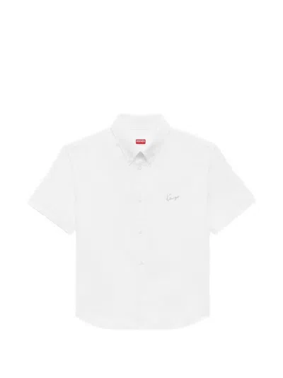 Kenzo Men's Shirt Sc In White