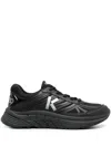 Kenzo Pace Sneakers With Mesh And Rubber Sole In Black