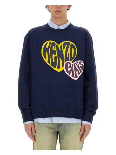 KENZO MEN'S SWEATSHIRT WITH LOGO