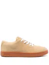Kenzo Neutral -dome Suede Sneakers - Men's - Rubber/calf Leather/calf Suede/fabric In Tan