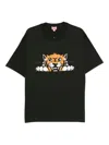 Kenzo Tiger Graphic T-shirt In Black