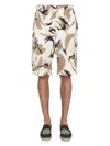 Kenzo Bermuda Shorts In White