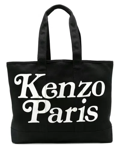 Kenzo Men's Utility Large Tote Bag In Black