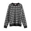 Kenzo Men's Weave Knit Crewneck Sweater In Black