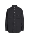 Kenzo Chest-pockets Patterned Overshirt In Animal Print