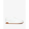 KENZO SKATE LOW TONAL-STITCHING LEATHER LOW-TOP TRAINERS