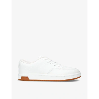 Kenzo Mens Bone Skate Low Tonal-stitching Leather Low-top Trainers
