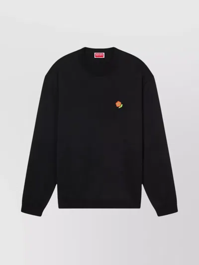 KENZO MERINO WOOL CREW NECK SWEATER
