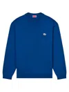 Kenzo Pop Sweater In Merino Wool In Blue