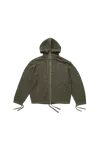 Kenzo Mesh Full Zip Hoodie Green In Green
