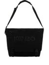 Kenzo Messenger Bag In Black
