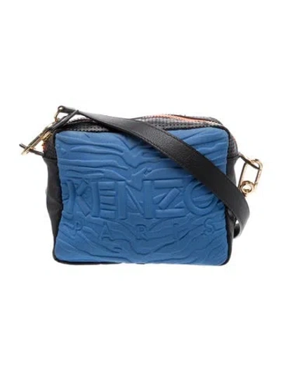 Pre-owned Kenzo Messenger Bag In Blue