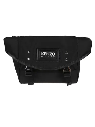Kenzo Messenger Bag In Noir