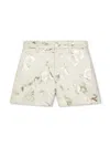 Kenzo Metallic Patterned-jacquard Shorts In Neutrals