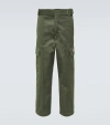 KENZO MID-RISE COTTON CARGO PANTS