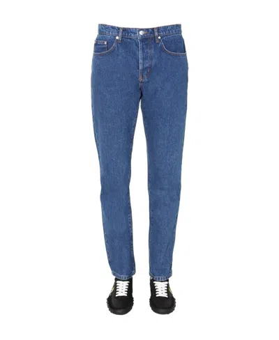 Kenzo Mid-rise Straight-leg Jeans In Blue