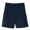 Kenzo Midnight Blue Cargo Pocket Bermuda Shorts In Blue
