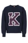 Kenzo Midnight Blue Cotton Varsity Sweatshirt