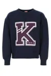Kenzo College Print Cotton Molleton Sweatshirt