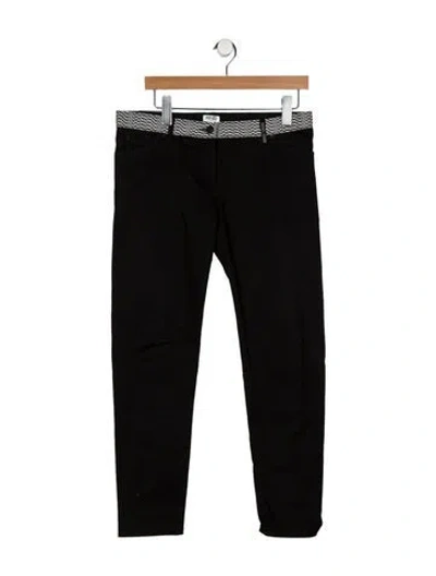 Pre-owned Kenzo Mid-rise Skinny Leg Jeans In Black
