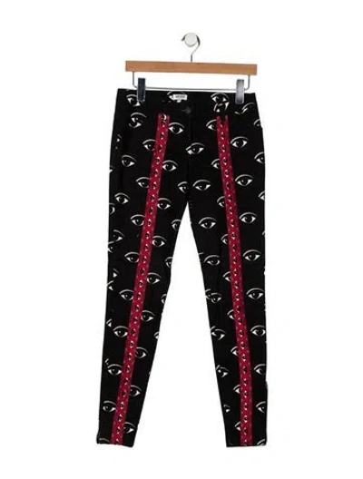Pre-owned Kenzo Mid-rise Skinny Leg Jeans In Red